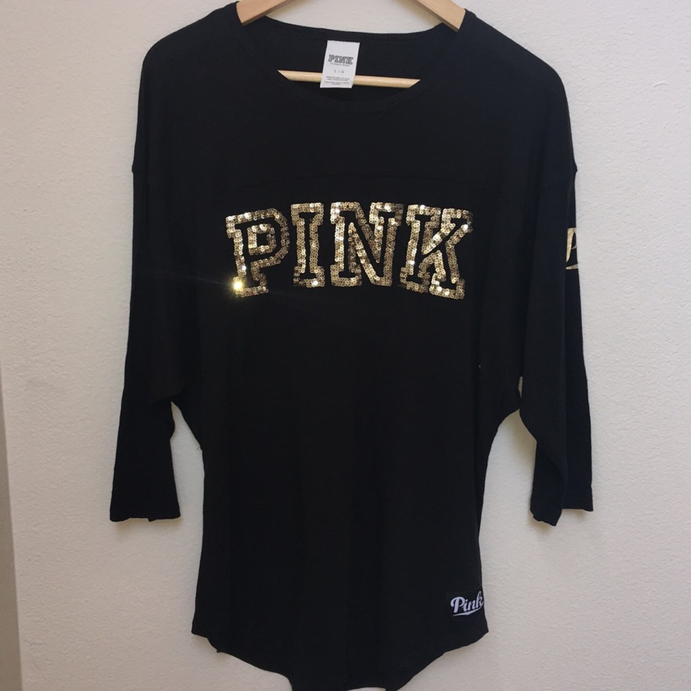 PINK SPECIAL EDITION Sequins Tops